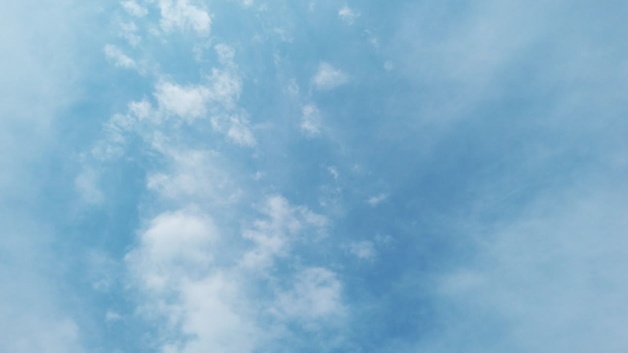 Filmagem de nuvens girando em resolução 4K.