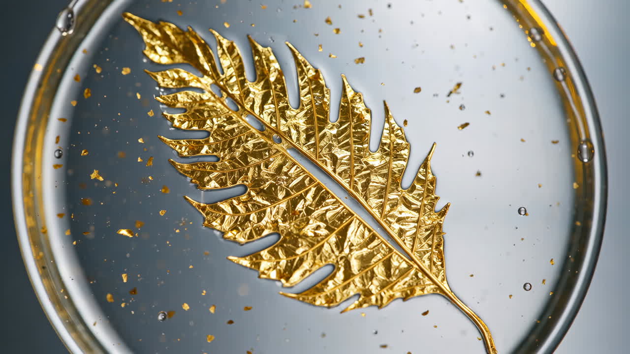 Golden Leaf Still Life