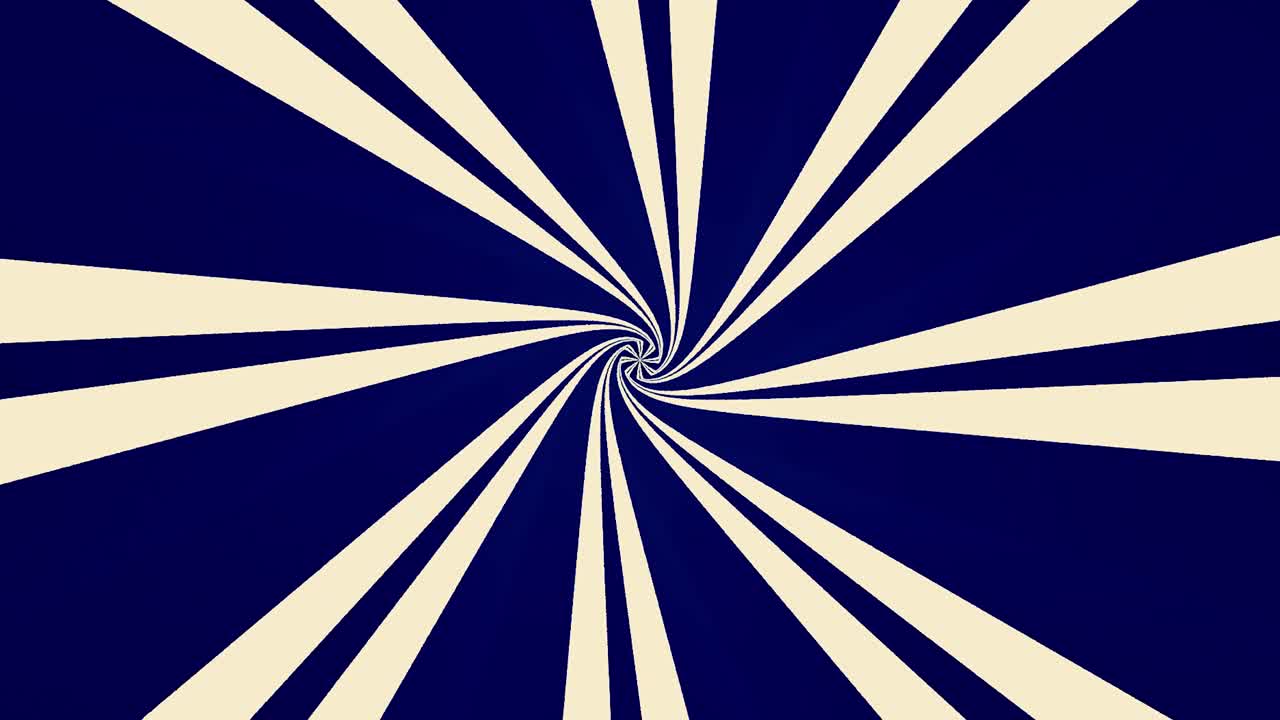 추상적인 파란색과 크림색의 방사선 패턴 배경