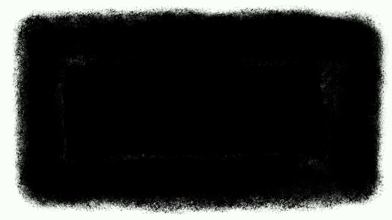 Abstract Black Ink Brush Stroke Frame Animation