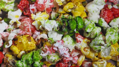 colorful candied popcorn