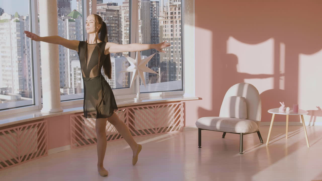 춤추는 갈색 여자