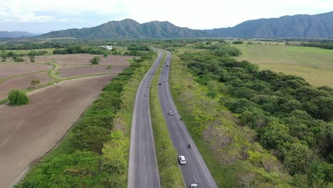 aerial shot of bird's eye over via rapida, in the wild.