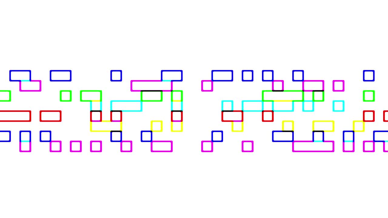 다채로운 디지털 사각형 신호