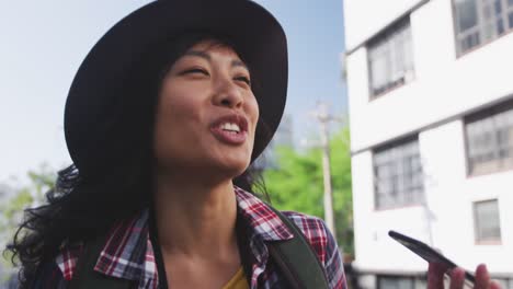 Mixed-race-woman-on-the-phone