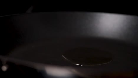 dropping onion in a hot pan