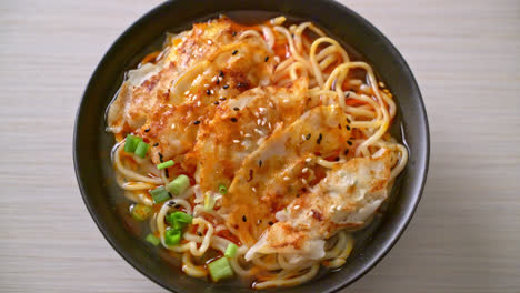 ramen-noodles-with-gyoza-or-pork-dumplings---Asian-food-style