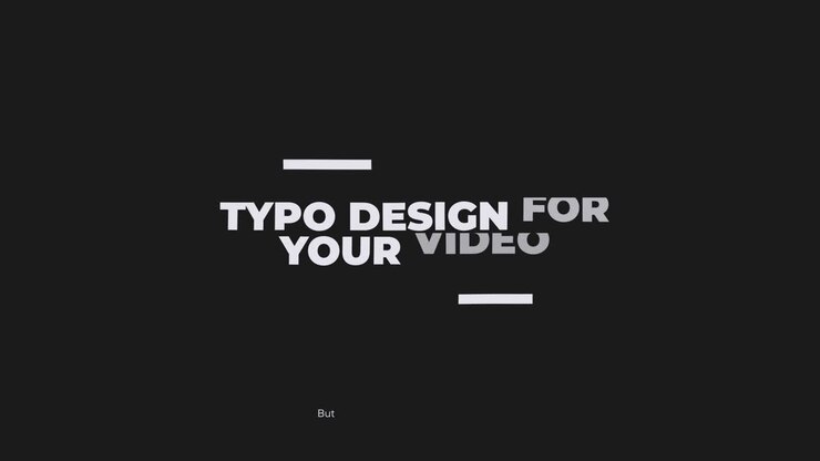 Minimal Typography v.2 for After Effects