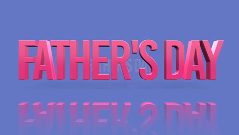 fathers day stylish gold lettering on blue background