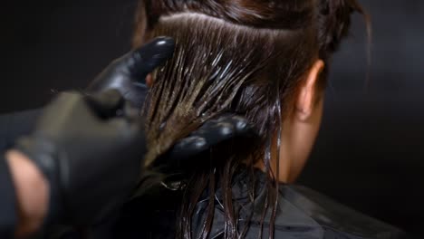 poner el mago en el cabello - cámara lenta de 120 fps