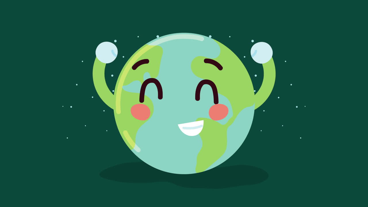 ecology animation with strong earth character