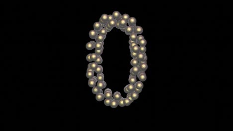 número de fuente temático de discoteca 0