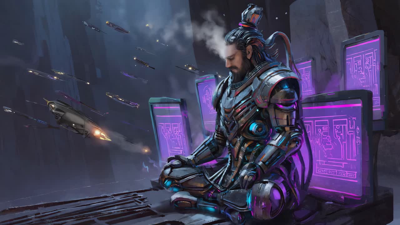 Cyberpunk Meditation