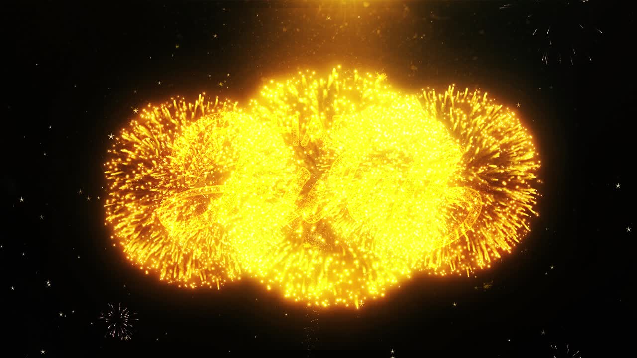 Feliz saludo de Diwali con fuegos artificiales