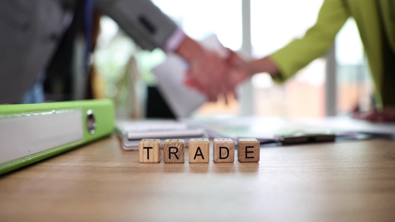 Business Trade Agreement Handshake