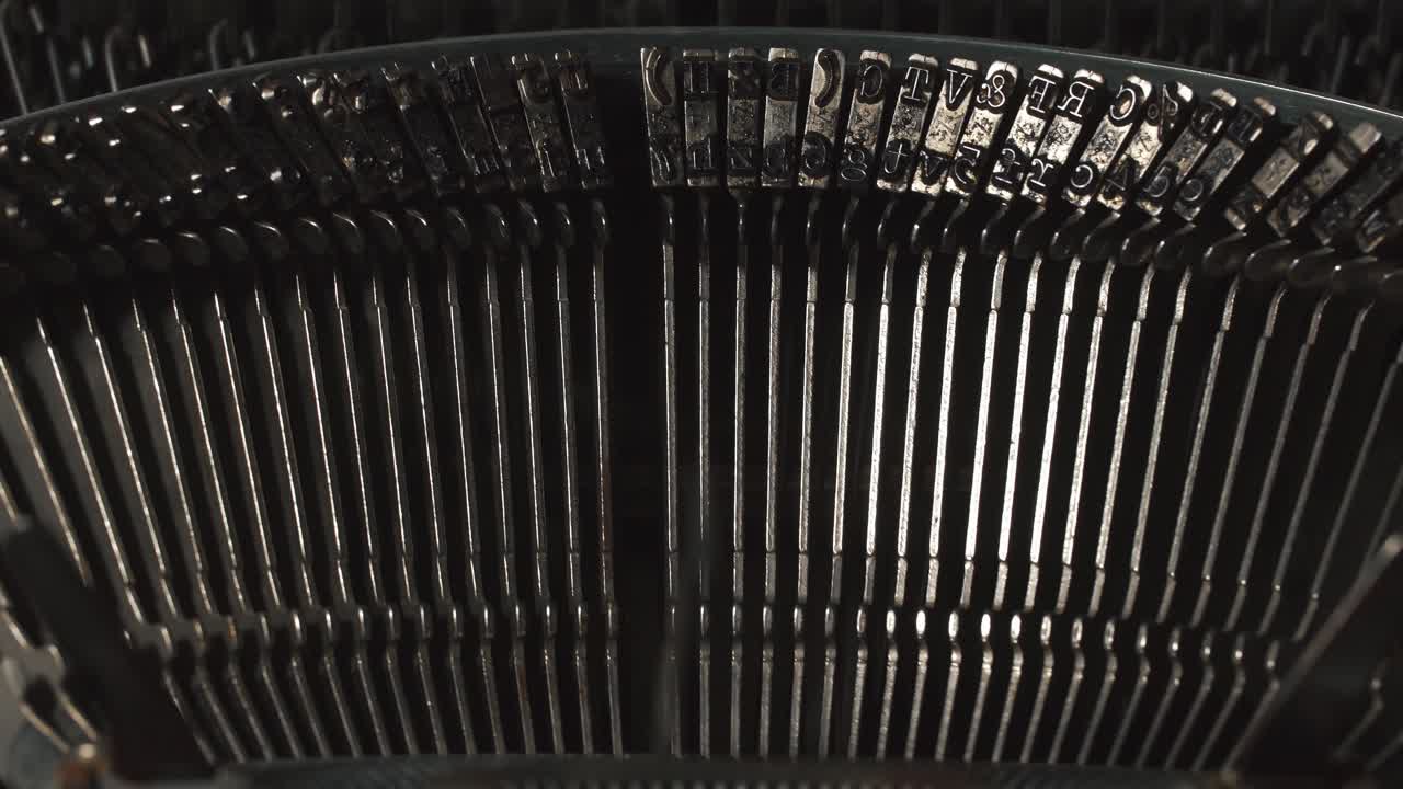 Close-up of Typewriter Keys