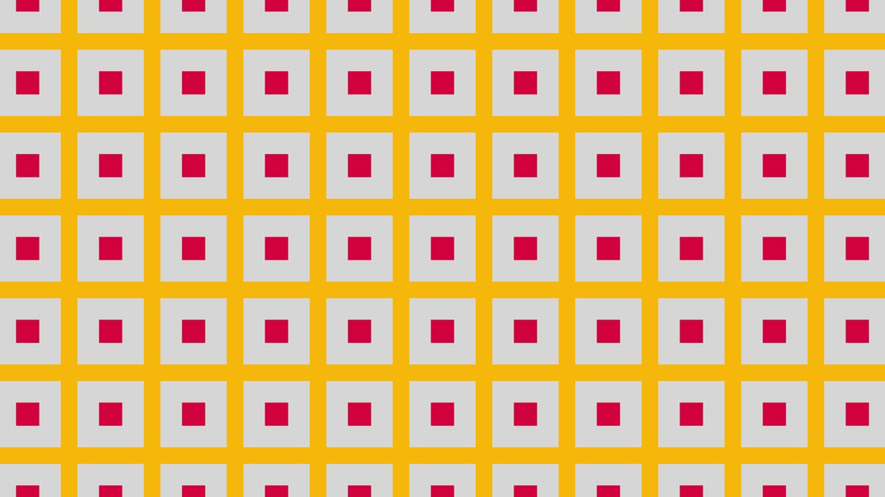 Abstract geometric pattern with animated tiles. Multicolor shapes in minimal dynamic mosaic. Motion graphic background in a flat design