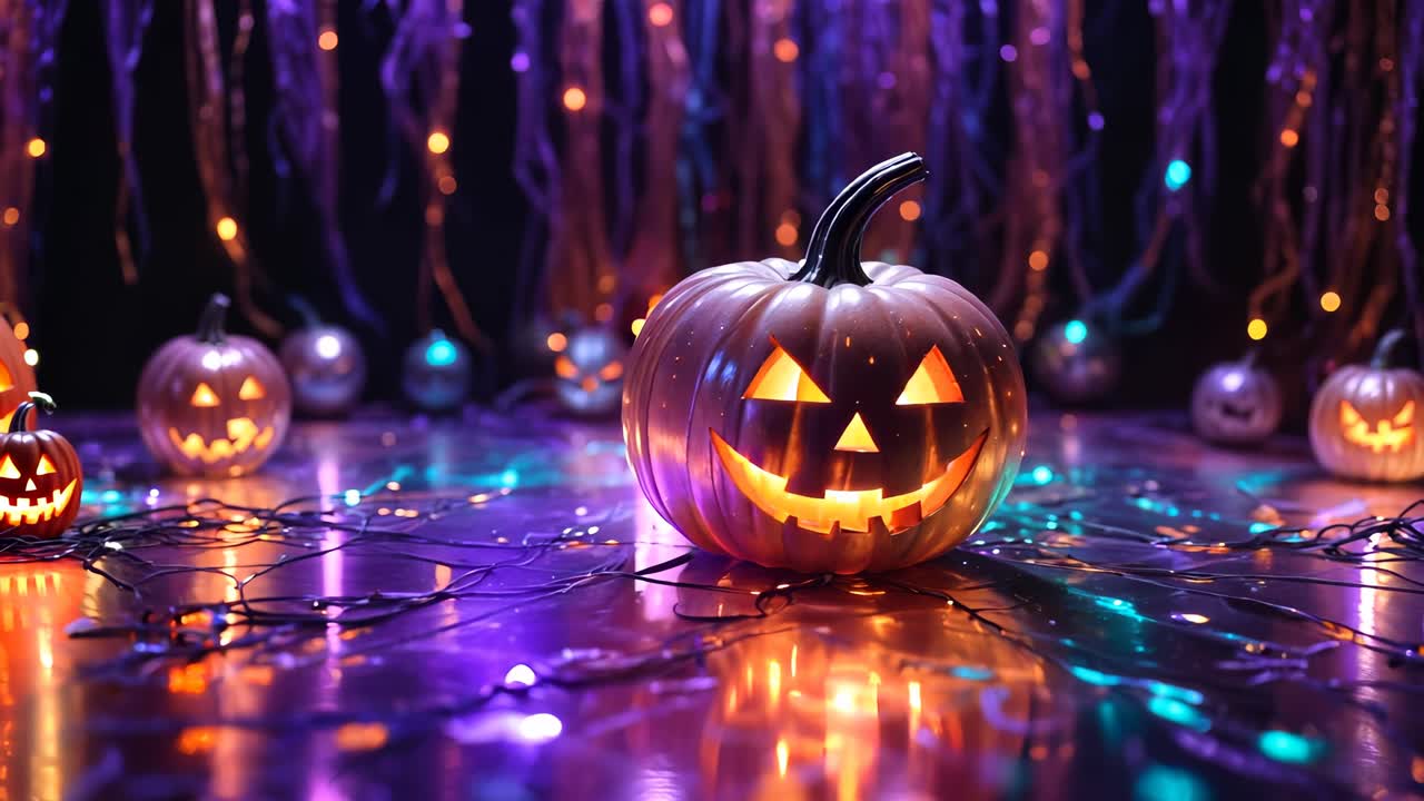 반이는 할로윈 호박