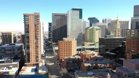 a beautiful shot over larimer st denver co