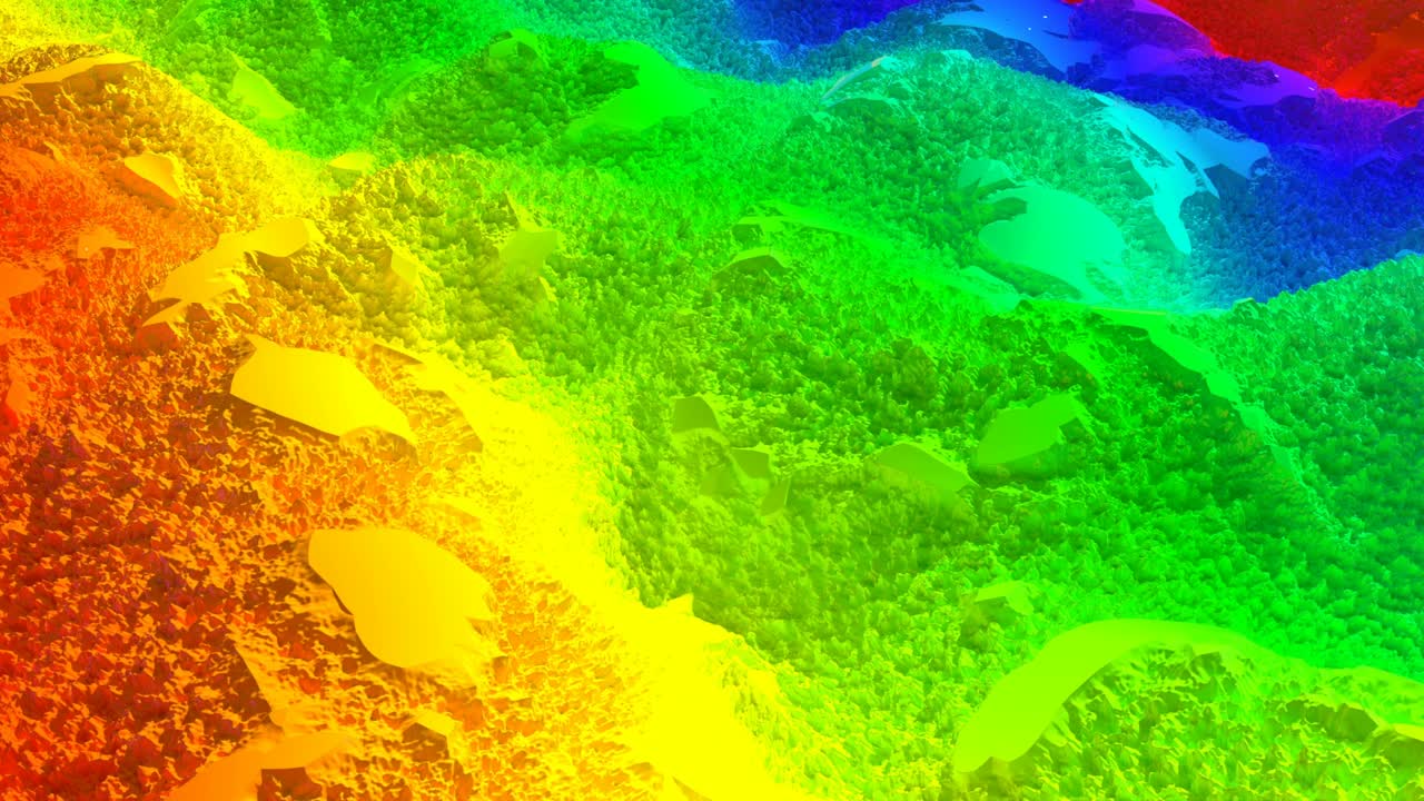 컬러 웨이브 퓨처리스틱 배경 액체 아트 디자인 인트로 (cloups)
