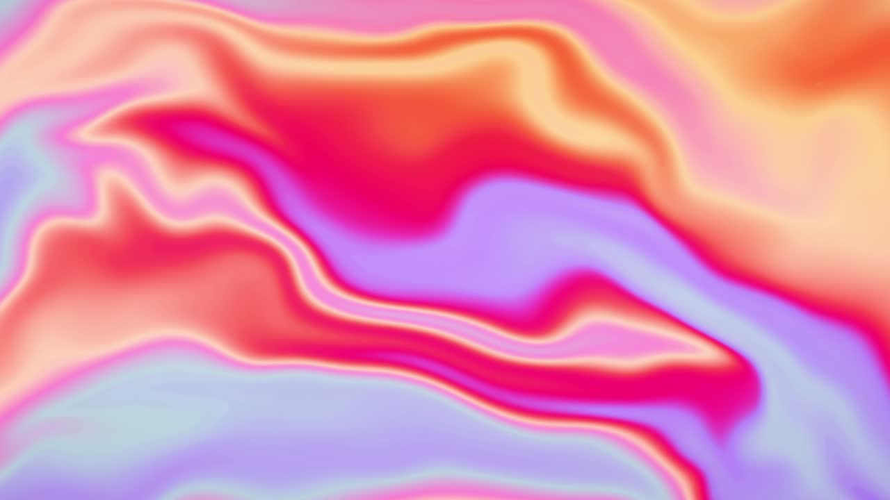 animación de bucle de líquido de mezcla de fluidos de colores de gradiente multicolores