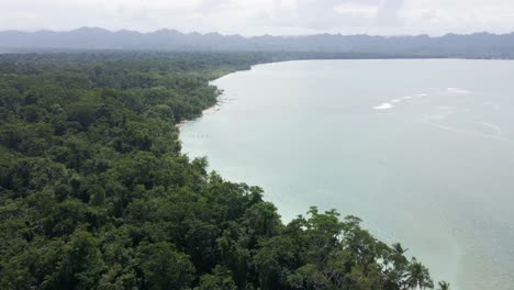 Aéreo:-El-Agua-Clara-Y-Tranquila-Se-Encuentra-Con-Una-Playa-Perfecta.