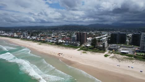 palm beach - gold coast - queensland qld - australia - drone shot