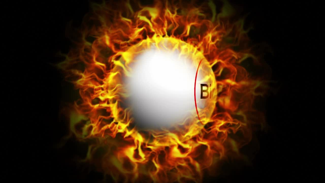 빙고 공과 불꽃 배경, 루프