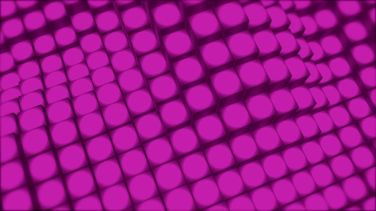 bucle de cubos ondulados (magenta)