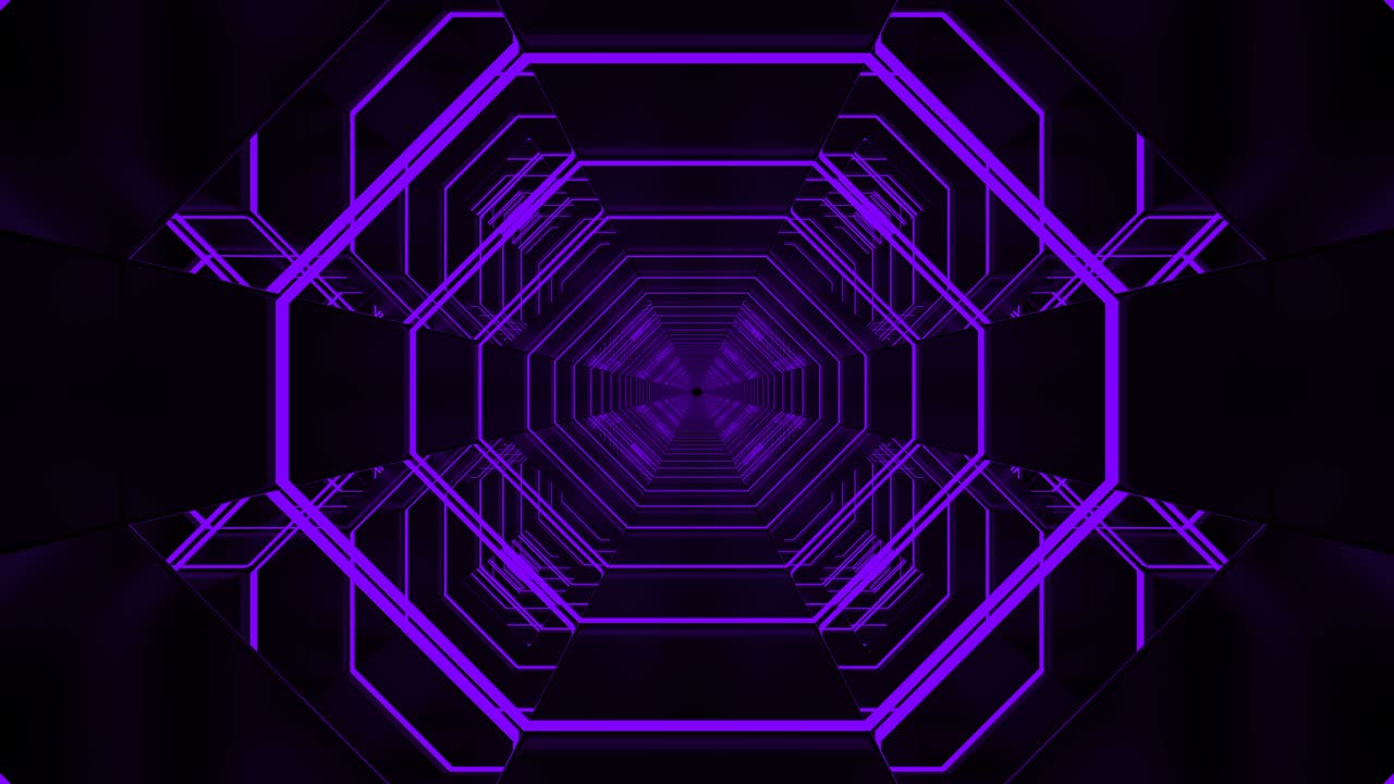 Corridoio tecnologico con sfondo astratto in loop.