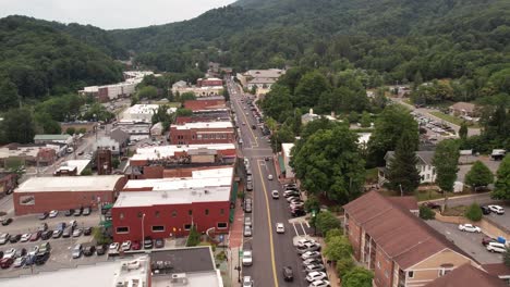 Luftaufnahme-Nach-Oben,-Boone,-North-Carolina,-North-Carolina