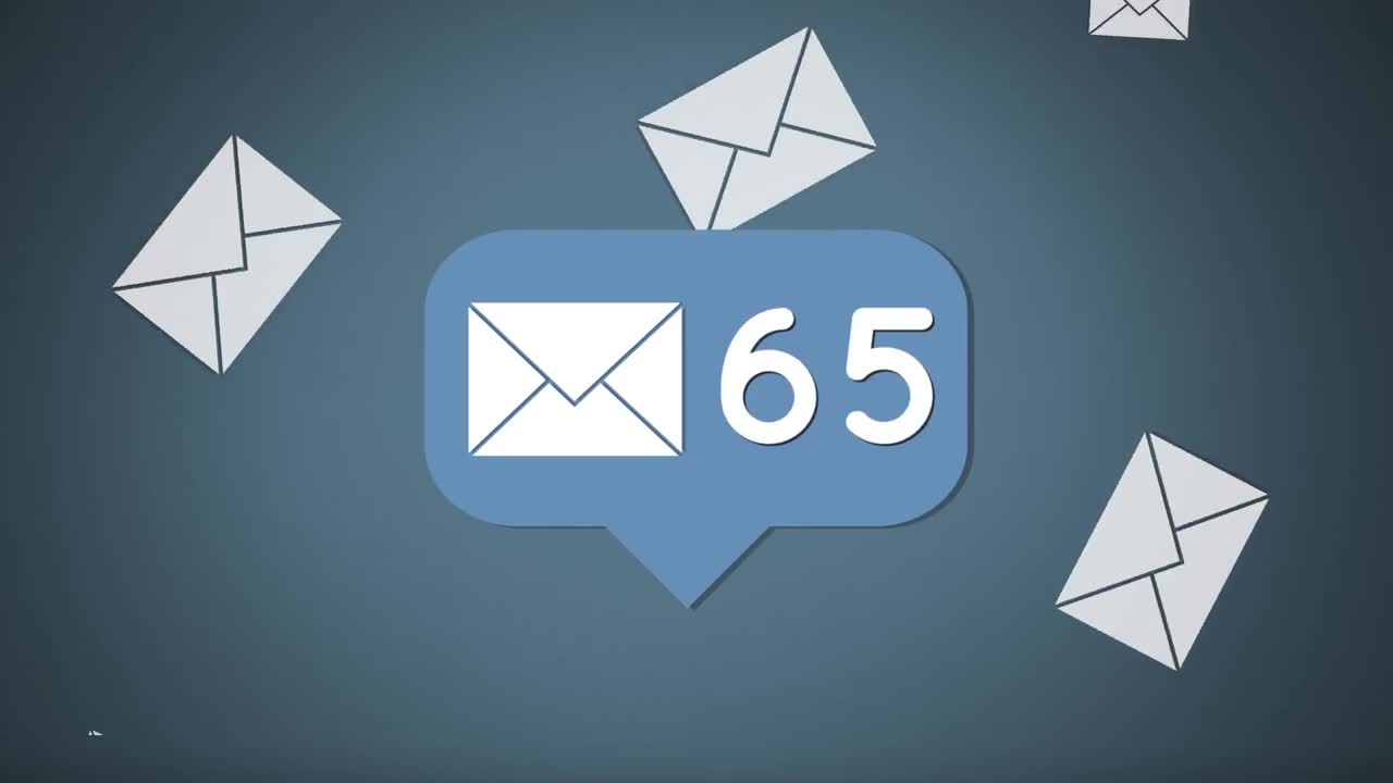 mensajes y correos electrónicos en aumento