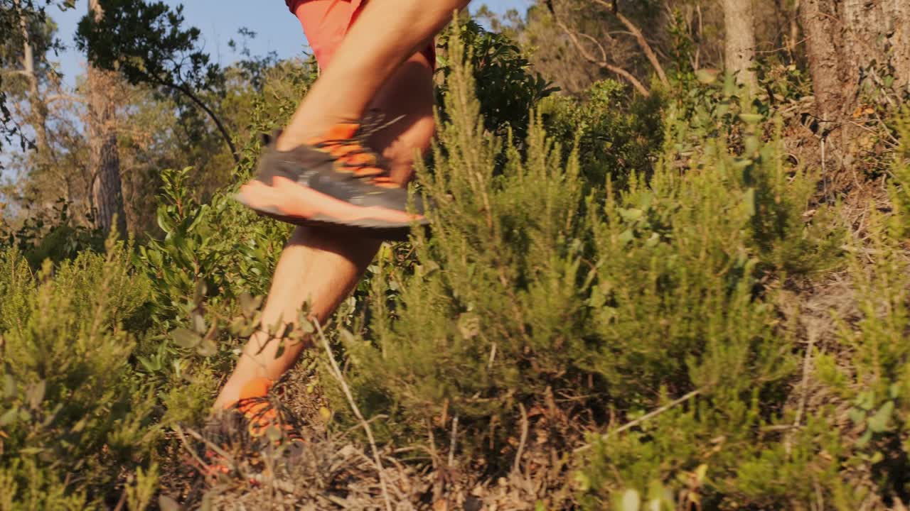 Man Trail Running
