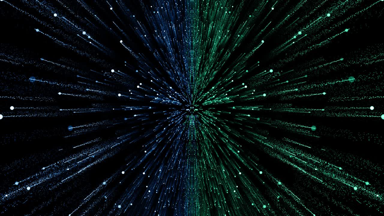 частицы синий зеленый событие игровой трейлер заголовки кинематографический концертный этап фоновый цикл