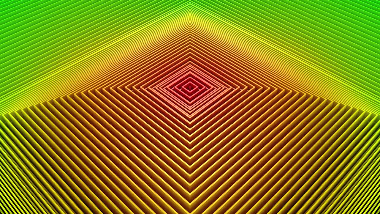 los cuadrados formaron una onda