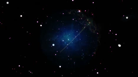 video generado digitalmente de la galaxia
