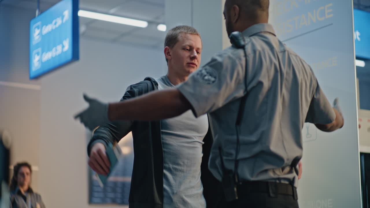 control de seguridad del aeropuerto