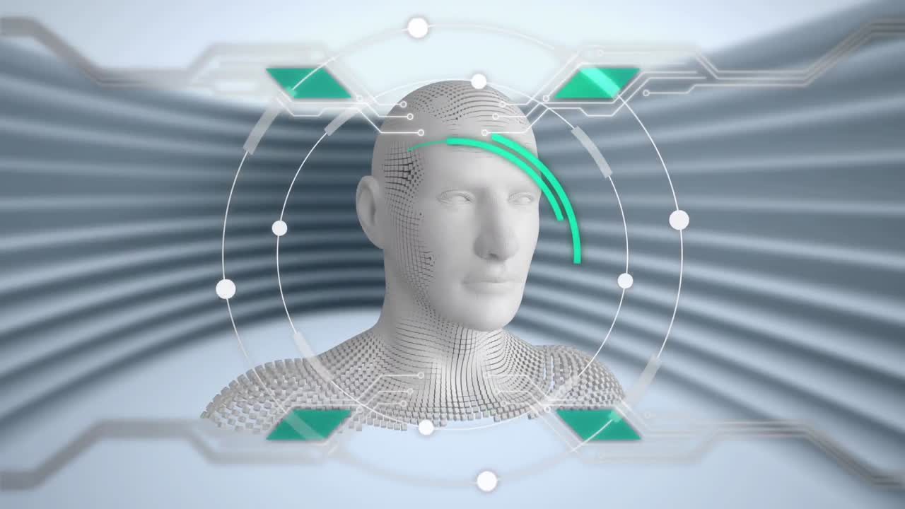 회로판과 함께 움직이는 인간 부스트