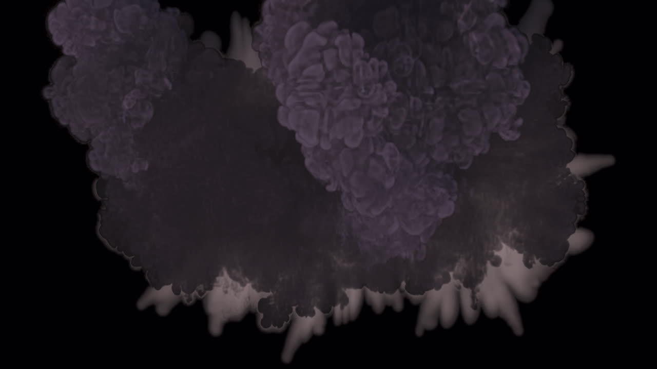 Purple and Dark Ink Explosion