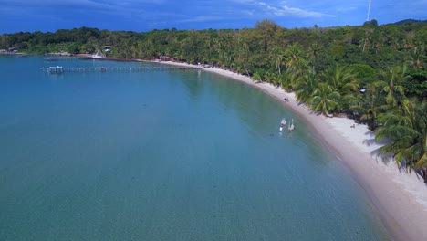 hammocks in water at dream beach