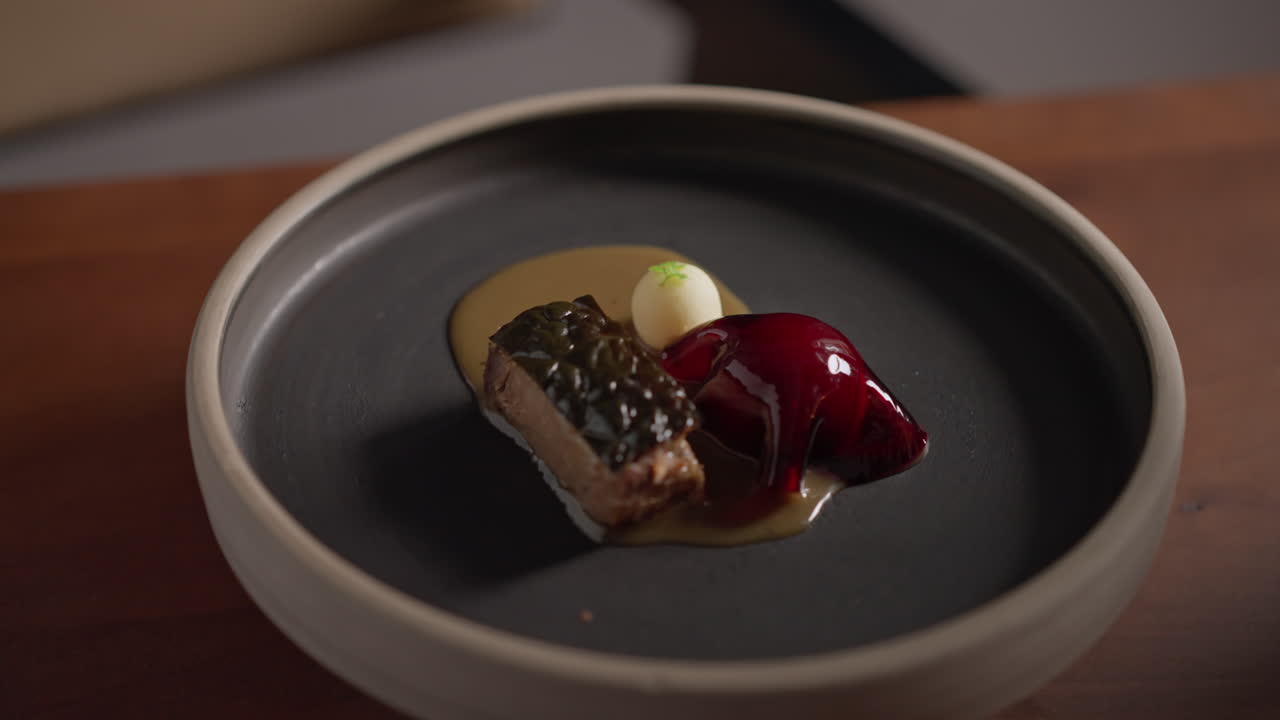 Exquisite Fine Dining Dish