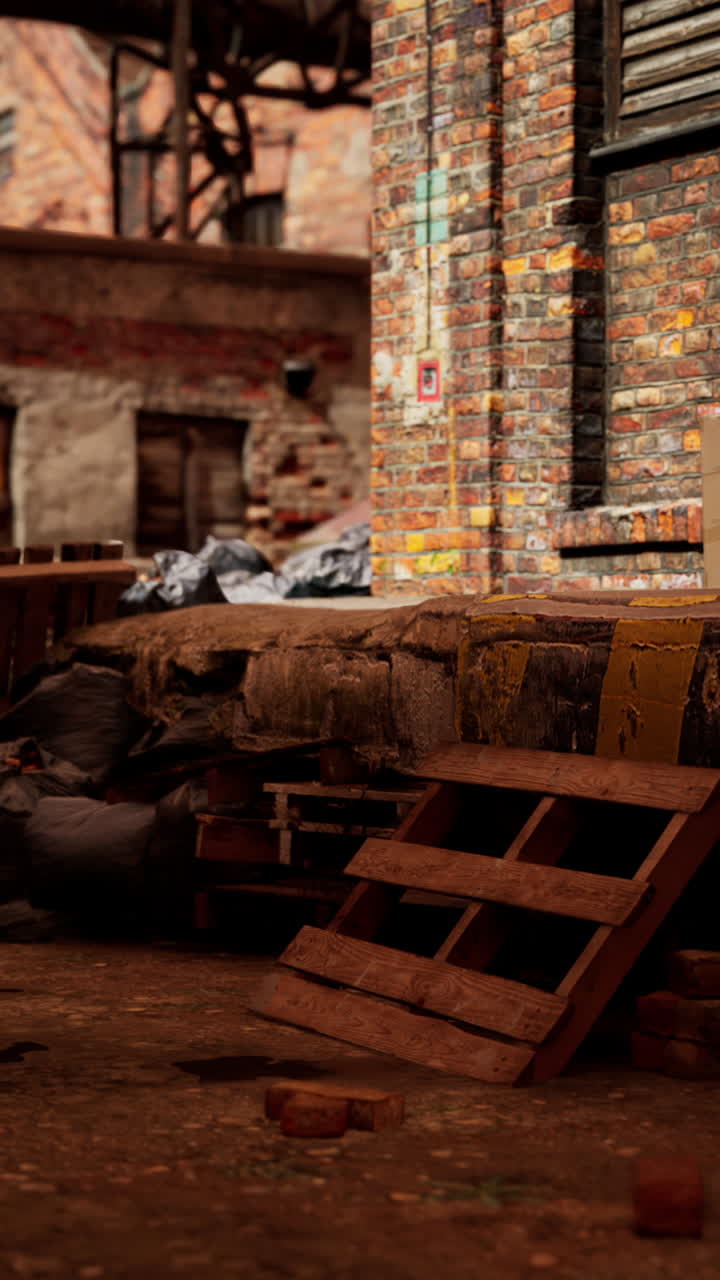 edificios industriales abandonados de una antigua fábrica