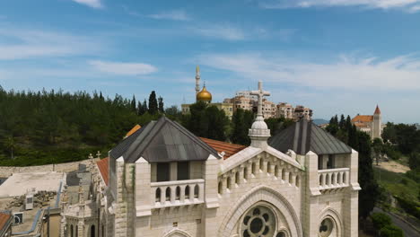 the salesian catholic church of jesus the adolescent in nazareth, israel