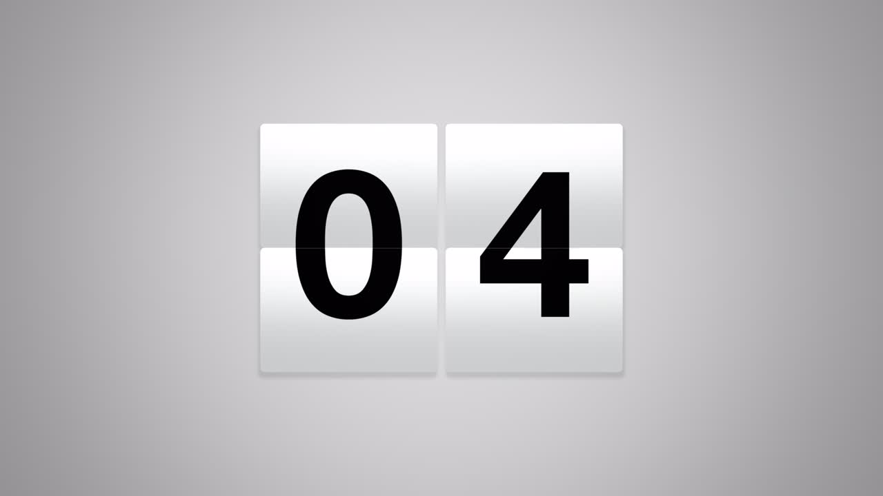 tiempo de fondo con cuenta atrás de 31 a 1