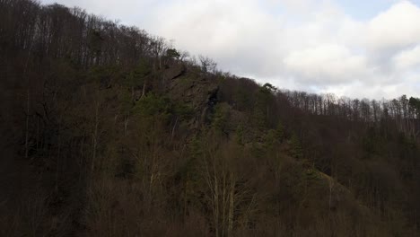 Polish-mountains,-beautiful-weather,-drone-shot