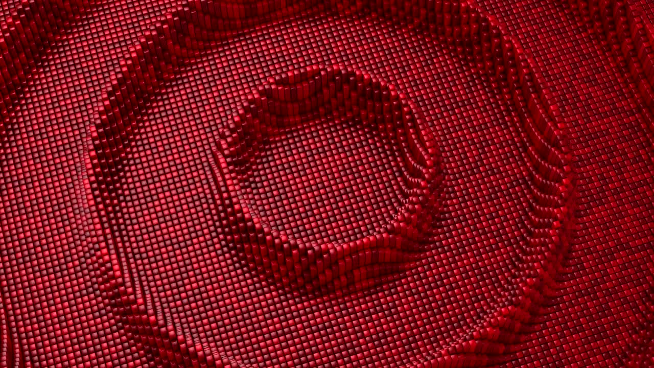 las cajas forman una onda