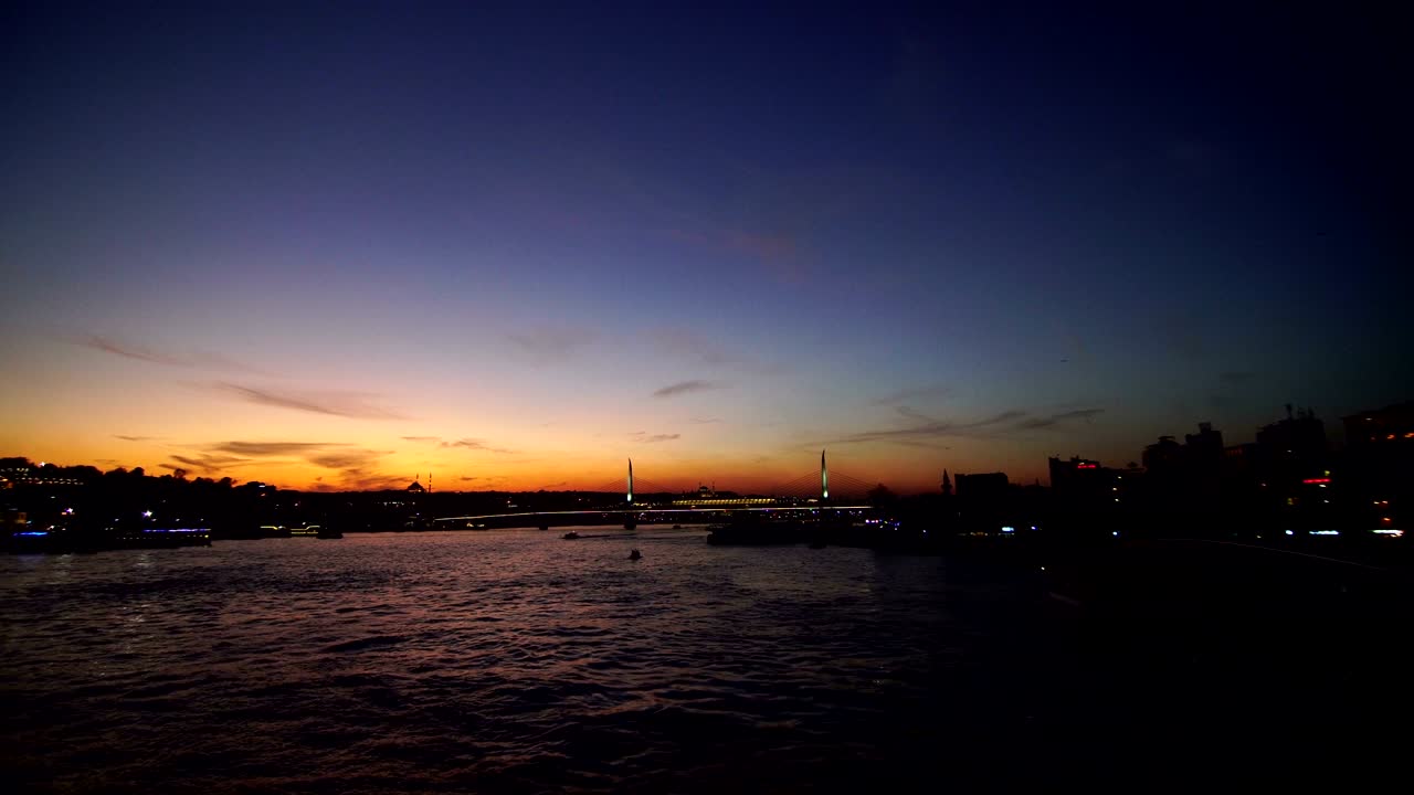 Galata-sillan auringonlasku