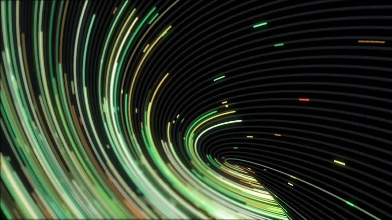 Abstract Wave Colorful Background