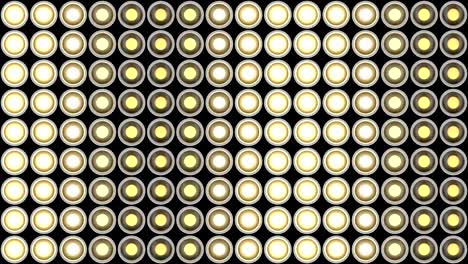 luces parpadeantes bombillas de pared patrón estático vertical escenario blanco fondo vj bucle