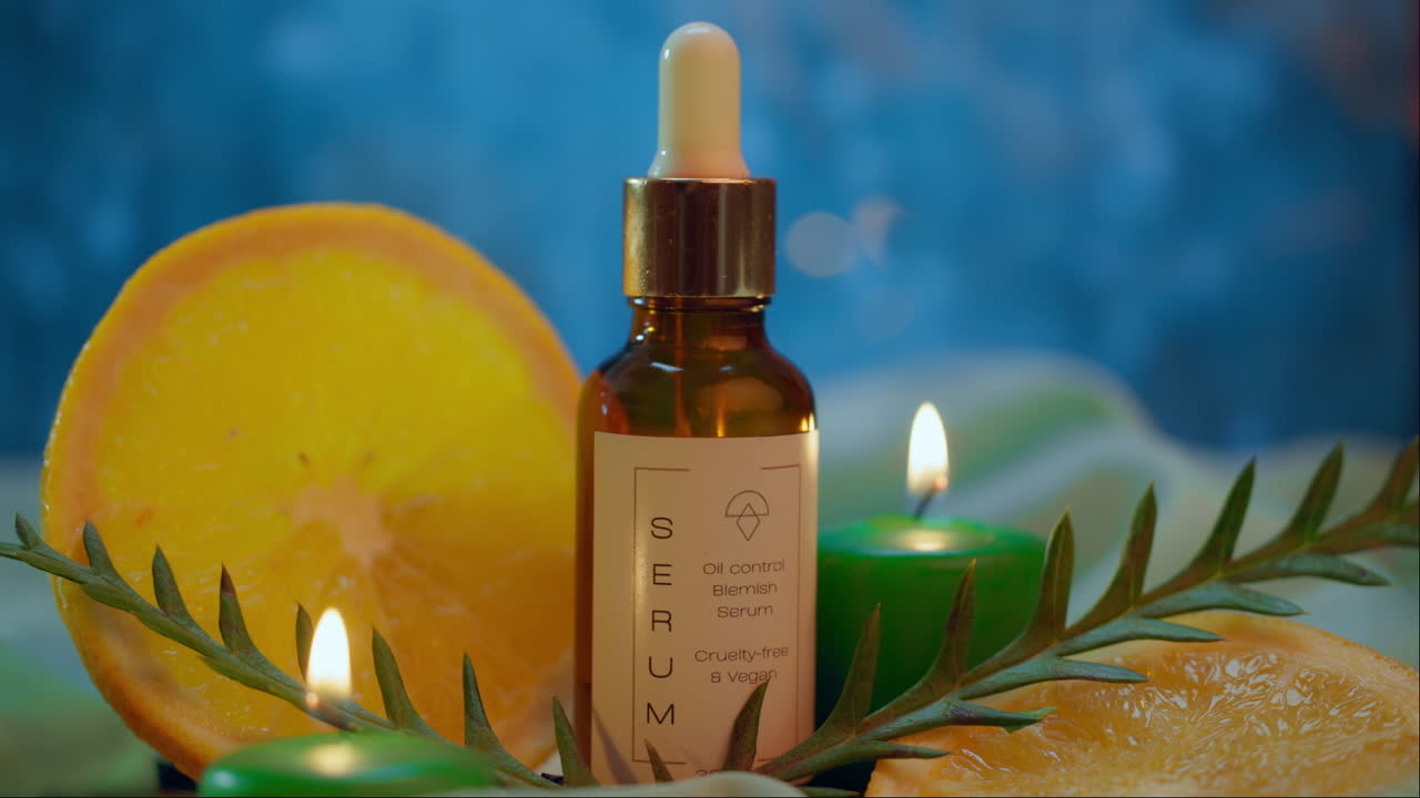 Produk, perawatan kulit, dan serum kecantikan dengan bahan alami